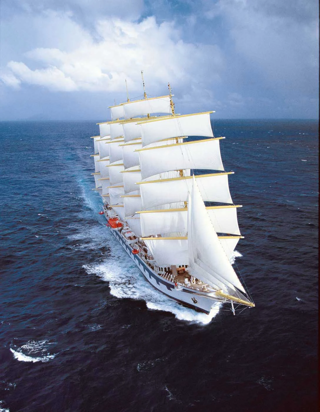 Royal-Clipper-at-sea-2 - Book a cruise aboard Royal Clipper for the cruise and sailing experience of a lifetime. 