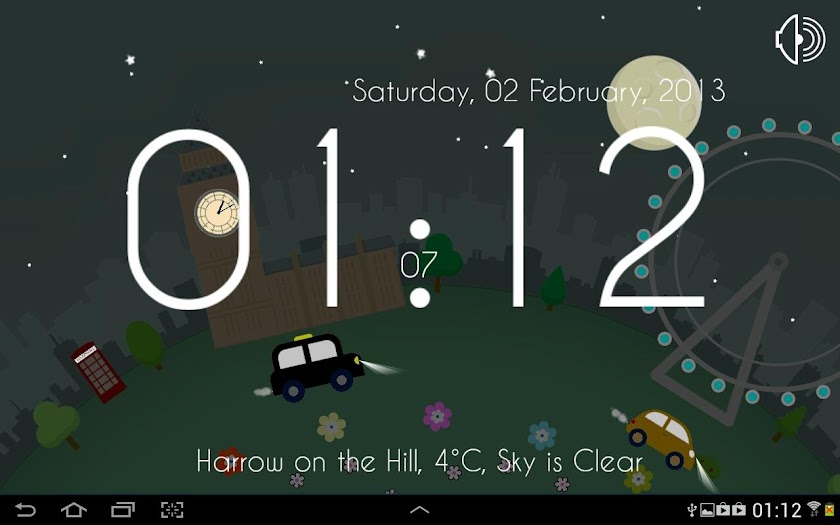 Motion Clock: London Screen 3