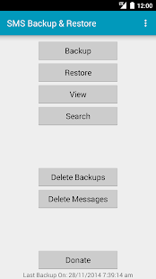 SMS Backup & Restore - screenshot thumbnail
