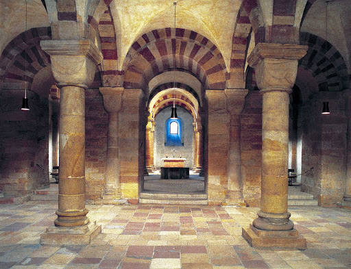 Germany-Speyer-kathedral-inside - The inside eastern view of Speyer Cathedral, Germany.