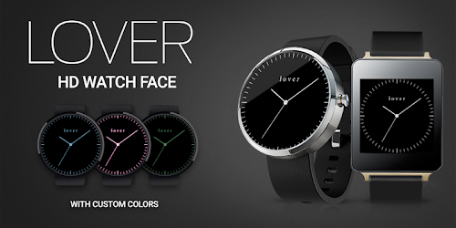 Android application Lover HD Watch Face screenshort