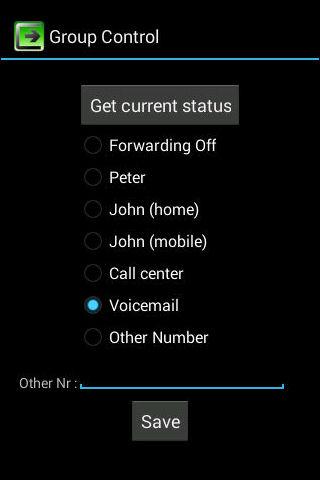 Android application Group Control for Broadsoft screenshort