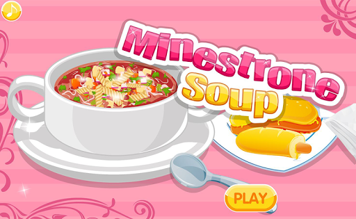 Cooking minestrone soup