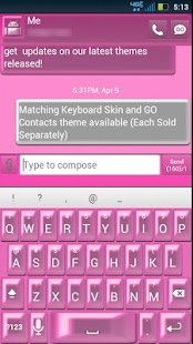 How to download GO SMS Hot Pink Pearl Theme lastet apk for bluestacks