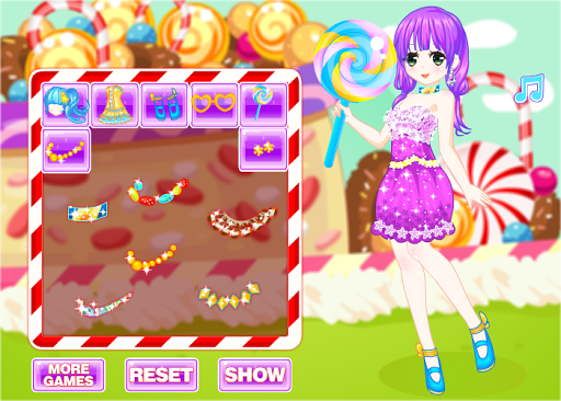 Girl Lollipop DressUp