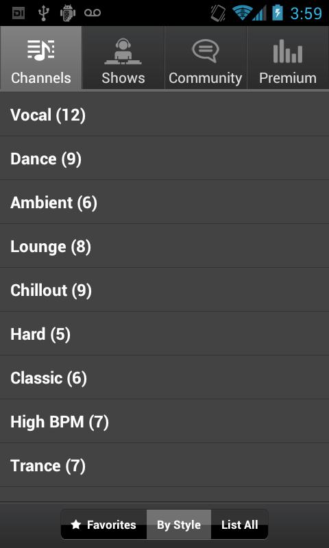 Digitally Imported Radio Android