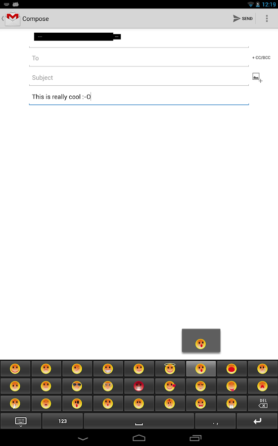 Emoji Keyboard - screenshot