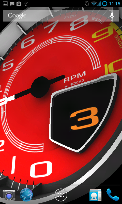 3D Racecar Live Wallpaper Screen 3