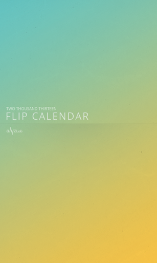 Flip Calendar + Widget 2014