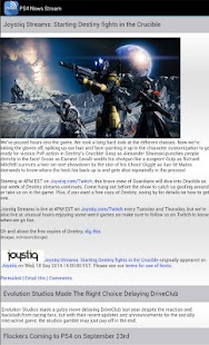 Free PS4 News Stream APK for Android