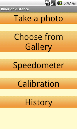 Ruler on distance