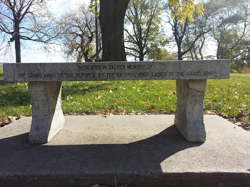 The Grand Army of the Republic Memorial Bench