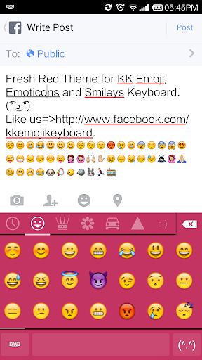 Fresh Red - Emoji Keyboard