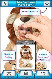 Baby Costumes Photo Booth Screenshots 3