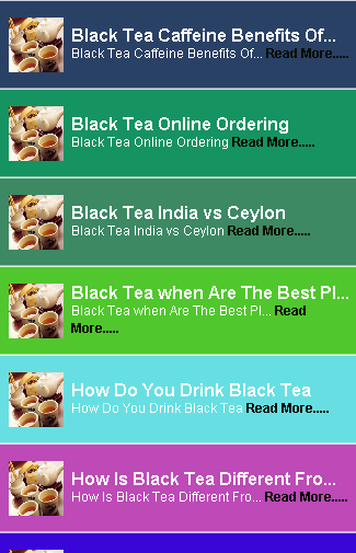 Black tea Drink Reviews