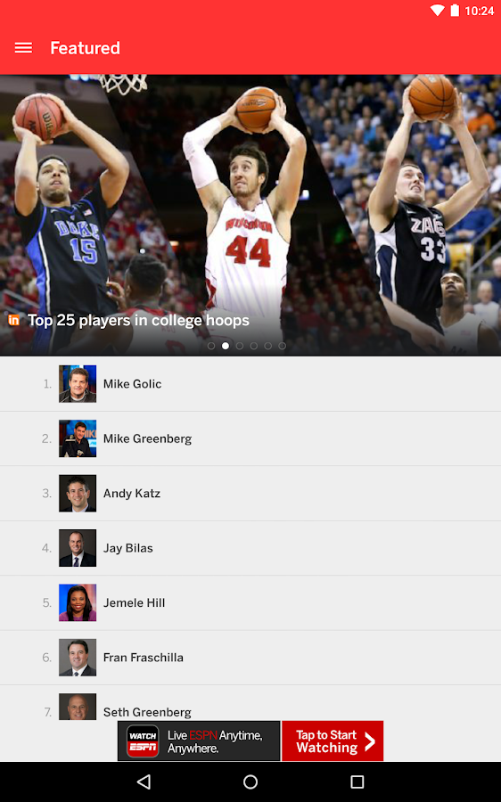 ESPN Tournament Challenge Android Apps on Google Play