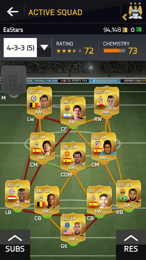 EA SPORTS™ FIFA 15 Companion - screenshot