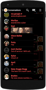 Free Download Gem Black Red for EvolveSMS APK