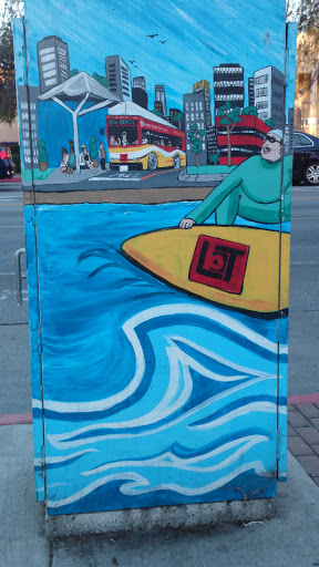Surfing Street Art