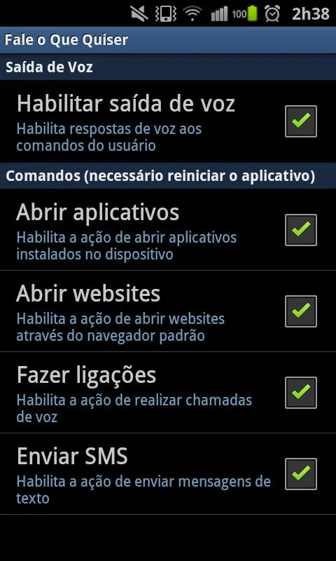 Fale o Que Quiser - screenshot