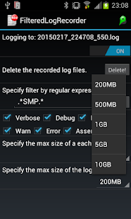 Lastest Filtered Log Recorder APK for Android