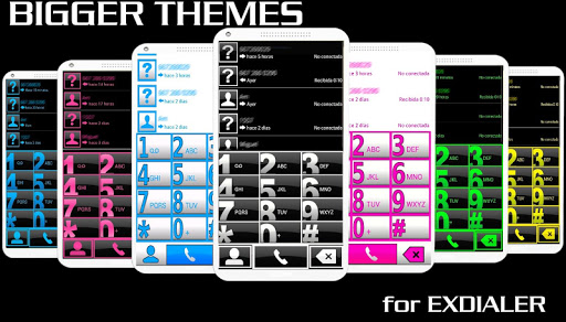 THEME BIG WHITE FOR EXDIALER