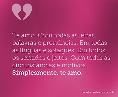 Belas Frases de Amor