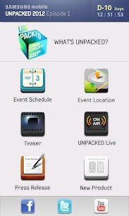 SAMSUNG mobile UNPACKED 2012