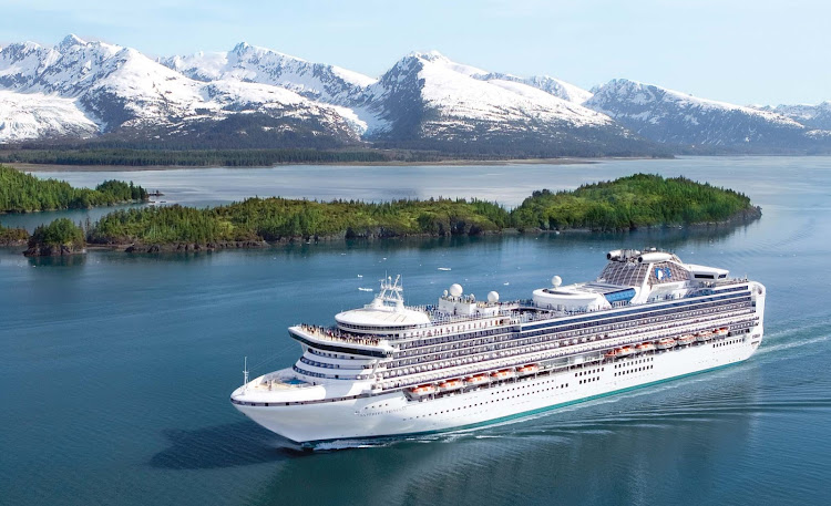 Sapphire Princess during an idyllic sailing through College Fjord, Alaska.
 
