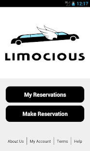 Limo Reservation App Screenshots 0