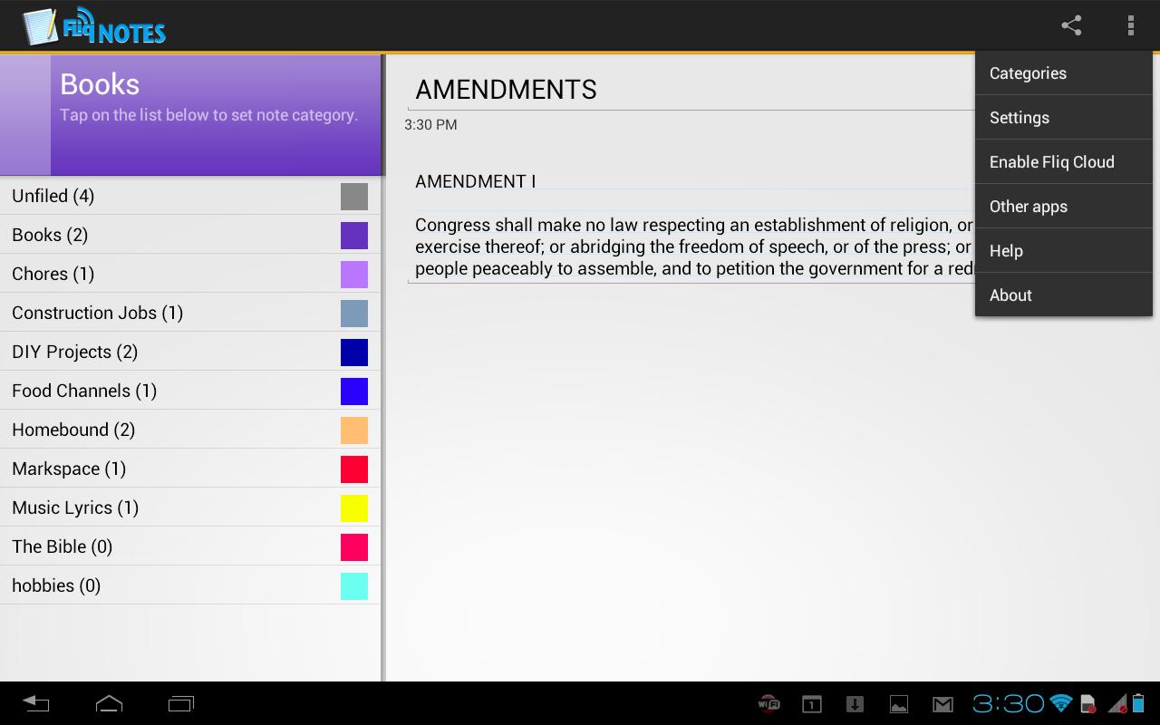 Phone Notebook App For Android Phone fliq notes notepad android apps on google play screenshot