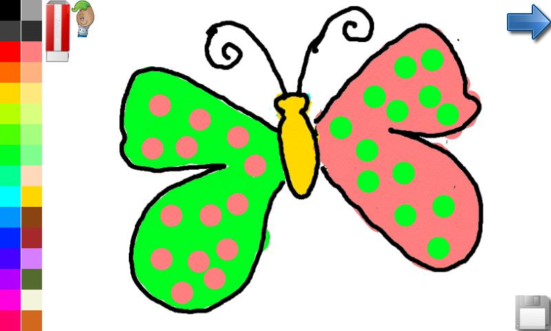 Coloring Book: Butterfly! FREE Screen 2