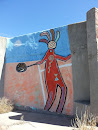 New Mexico Tribes Tennis Mural 