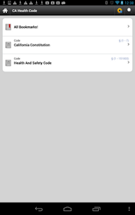 CA Health and Safety Code Laws Screenshots 0