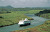 Holland America's Statendam traverses the Panama Canal.