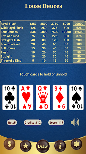 【免費紙牌App】Loose Deuces Poker-APP點子