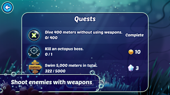 Tiny Diver apk cracked download - screenshot thumbnail