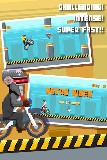 【免費休閒App】Retro Rider - 跳動的自行車比賽-APP點子