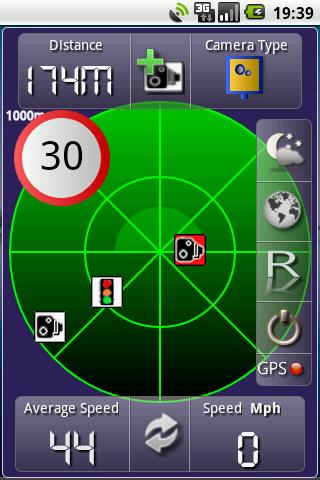 EZCam Speed Camera Detector - screenshot