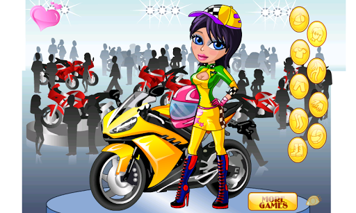 Cool Motor Girl Dress Up