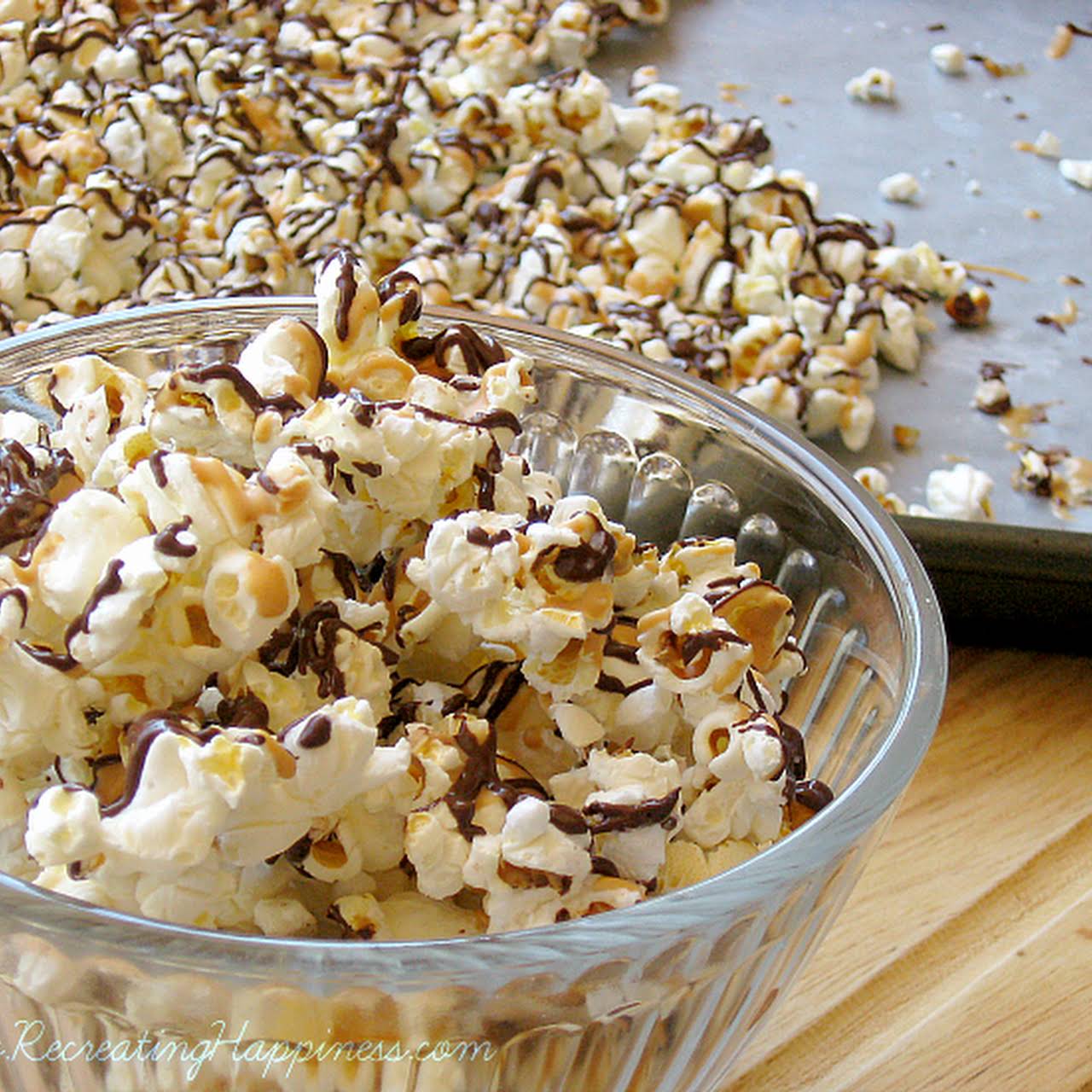 Peanut Butter & Chocolate Popcorn (Popcorn, Indiana Copycat Recipe)