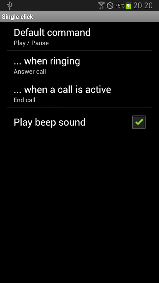 Headset Button Controller - screenshot