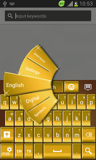 免費下載個人化APP|GO Keyboard Gold Theme app開箱文|APP開箱王