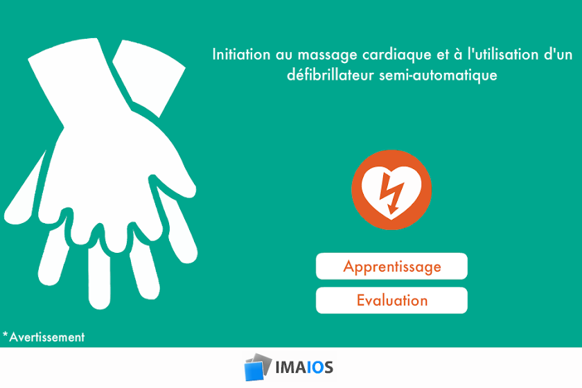 Massage cardiaque et DSA Screen 1