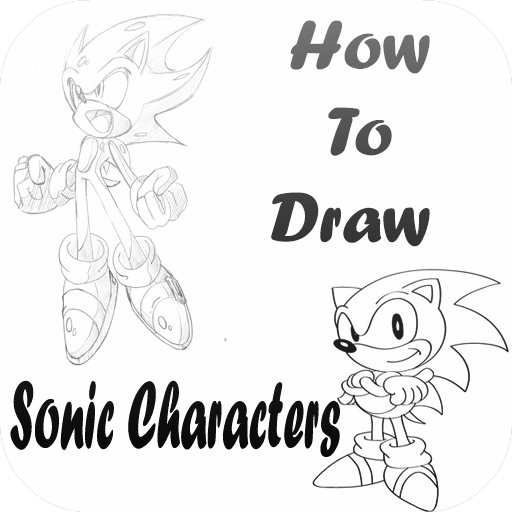 How To Draw Sonic Characters LOGO-APP點子