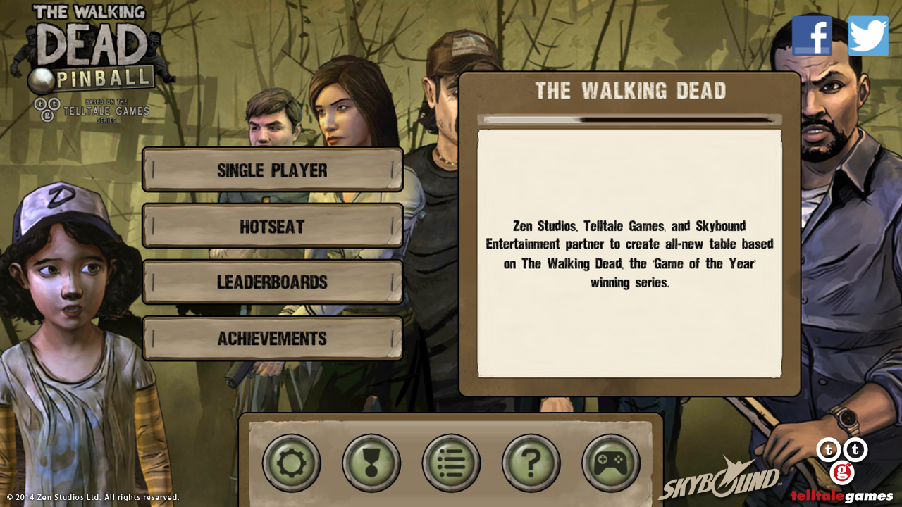 The Walking Dead Pinball - screenshot