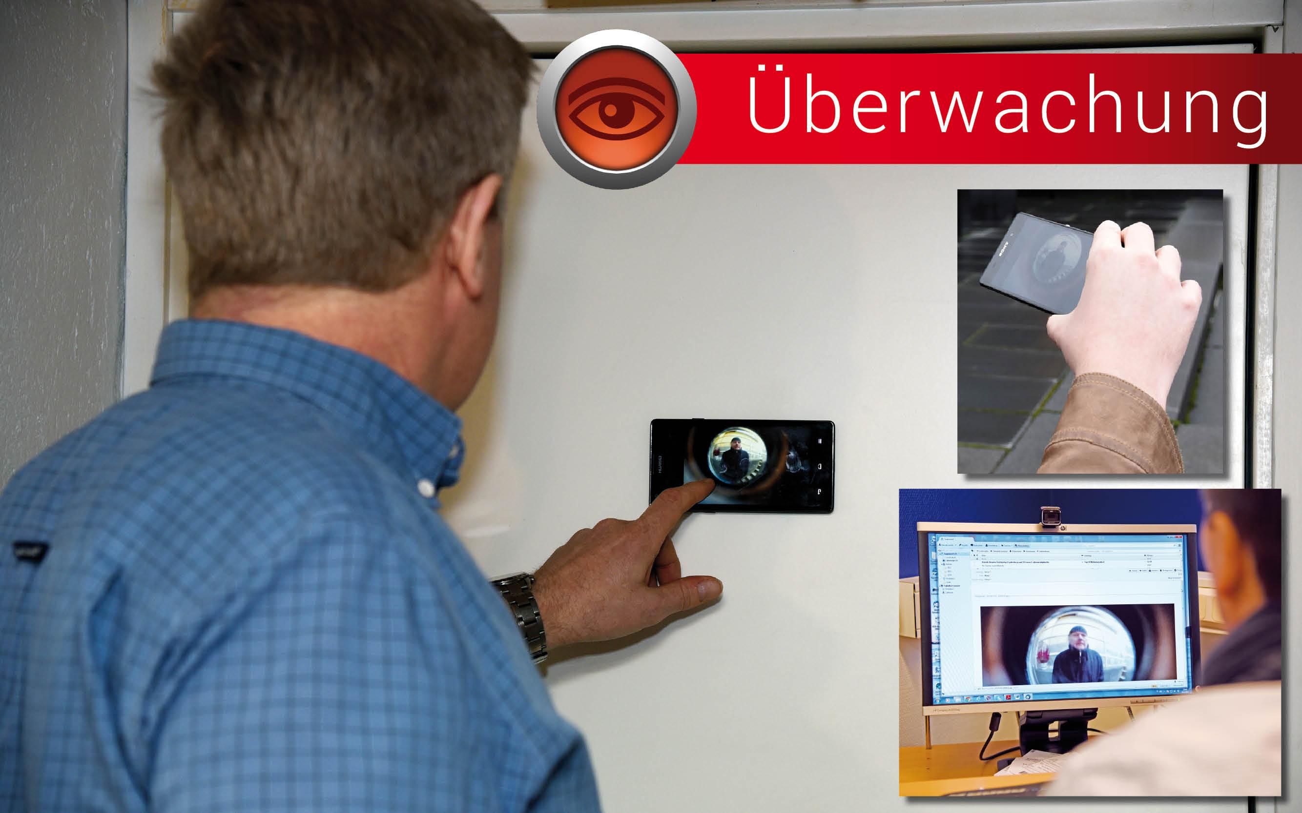 Android application Peephole Security System screenshort