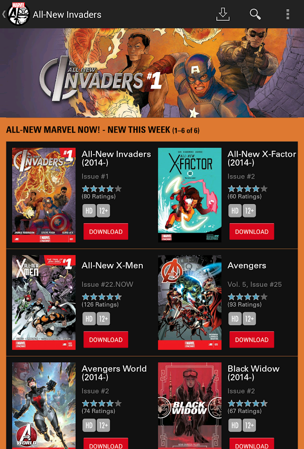 Marvel Comics - Android Apps on Google Play