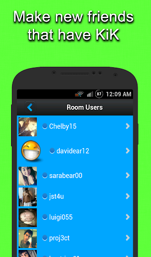 Chat Rooms for KIK