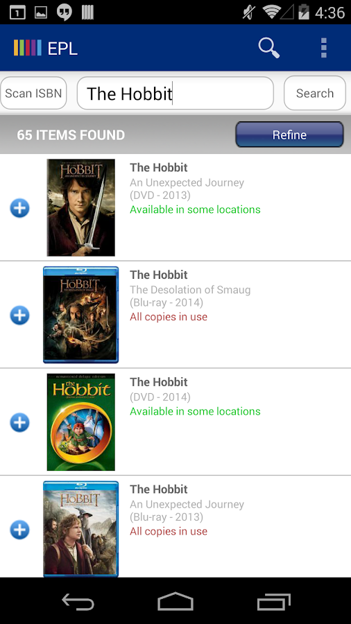    EPL Mobile- screenshot  